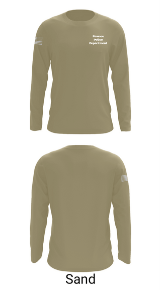 Long Sleeve Performance Shirt, Pawnee Police Department, Police, Teamtime, Team time, sublimation, custom sports apparel, team uniforms, spirit wear, spiritwear, sports uniforms, custom shirts, team store, custom team store, fundraiser sports, apparel fundraiser