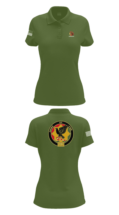 D FST 8-1 CAV 24153334 Women's Short Sleeve Performance Polo  - 55