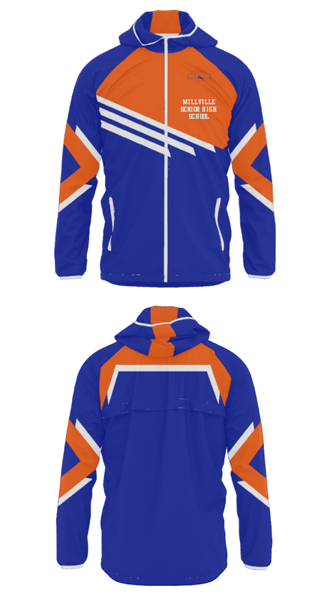 Windbreaker, Millville Senior High School, Spirit Store, Teamtime, Team time, sublimation, custom sports apparel, team uniforms, spirit wear, spiritwear, sports uniforms, custom shirts, team store, custom team store, fundraiser sports, apparel fundraiser