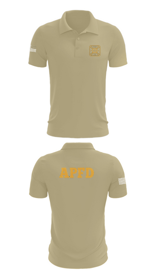 Short Sleeve Performance Polo, APSLFD, Fire Department, Teamtime, Team time, sublimation, custom sports apparel, team uniforms, spirit wear, spiritwear, sports uniforms, custom shirts, team store, custom team store, fundraiser sports, apparel fundraiser