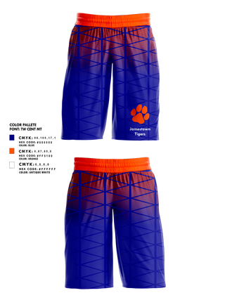 Mens Basketball Shorts, Jamestown Middle School Basketball, Men's Basketball, Teamtime, Team time, sublimation, custom sports apparel, team uniforms, spirit wear, spiritwear, sports uniforms, custom shirts, team store, custom team store, fundraiser sports, apparel fundraiser