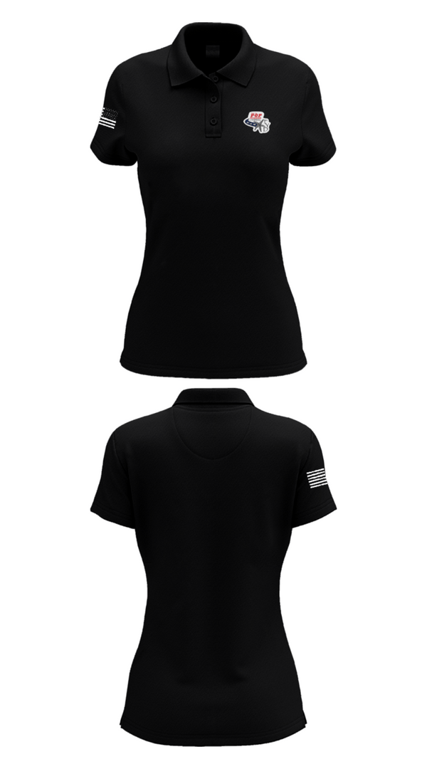 Women's Short Sleeve Performance Polo, FYD Tampa Bay Pop Warner, Football, Teamtime, Team time, sublimation, custom sports apparel, team uniforms, spirit wear, spiritwear, sports uniforms, custom shirts, team store, custom team store, fundraiser sports, apparel fundraiser