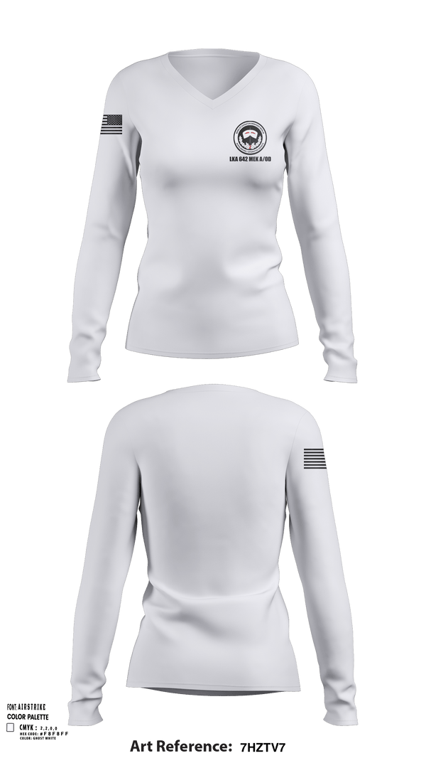 Women's Long Sleeve Vneck Shirt, Schwarze Gruppe 642, , Teamtime, Team time, sublimation, custom sports apparel, team uniforms, spirit wear, spiritwear, sports uniforms, custom shirts, team store, custom team store, fundraiser sports, apparel fundraiser