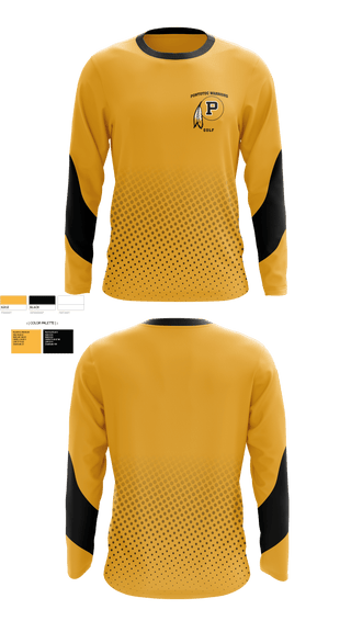 Long Sleeve Performance Shirt, Pontotoc High School Golf, Golf, Teamtime, Team time, sublimation, custom sports apparel, team uniforms, spirit wear, spiritwear, sports uniforms, custom shirts, team store, custom team store, fundraiser sports, apparel fundraiser
