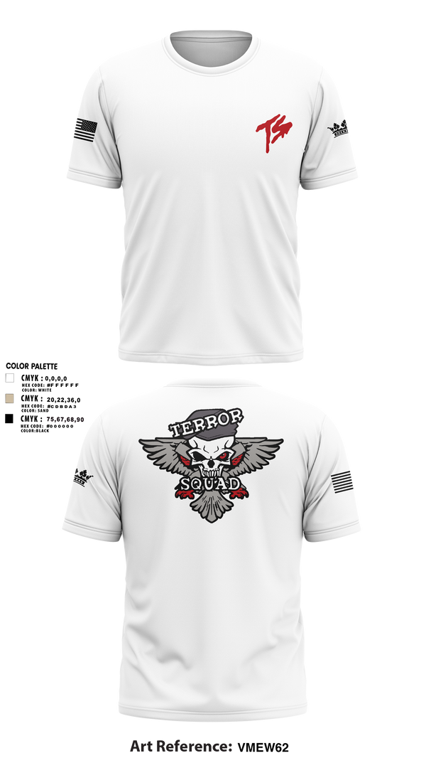 Old School Cotton Feel Shirt, Terro Squad, Army, Teamtime, Team time, sublimation, custom sports apparel, team uniforms, spirit wear, spiritwear, sports uniforms, custom shirts, team store, custom team store, fundraiser sports, apparel fundraiser