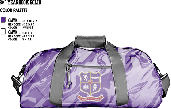 Duffle Bag, Darlington School Golf, Golf, Teamtime, Team time, sublimation, custom sports apparel, team uniforms, spirit wear, spiritwear, sports uniforms, custom shirts, team store, custom team store, fundraiser sports, apparel fundraiser