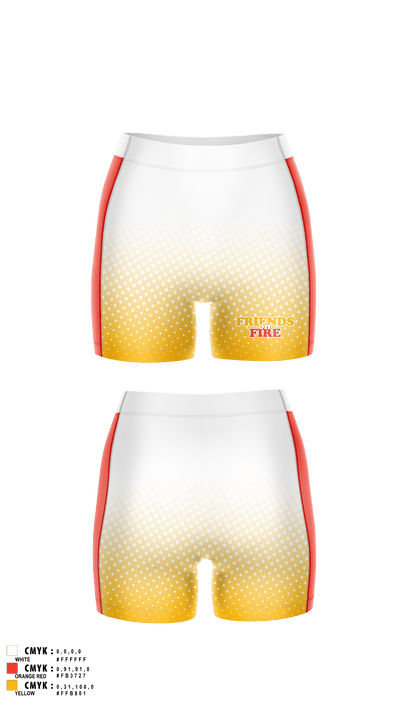 FRIENDS on FIRE 48916743 Women's Compression Shorts - 1