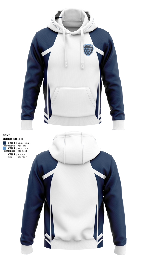 Hoodie, THUNDER, Men's Soccer, Teamtime, Team time, sublimation, custom sports apparel, team uniforms, spirit wear, spiritwear, sports uniforms, custom shirts, team store, custom team store, fundraiser sports, apparel fundraiser