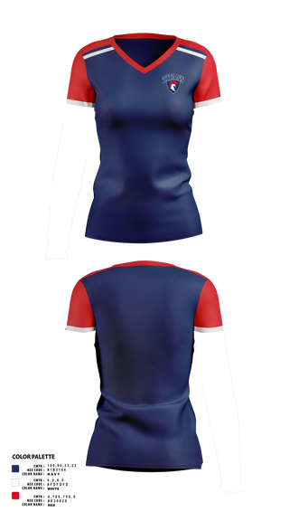 Womens Short Sleeve Vneck Shirt, Bettye Myers Middle School, Spirit Store, Teamtime, Team time, sublimation, custom sports apparel, team uniforms, spirit wear, spiritwear, sports uniforms, custom shirts, team store, custom team store, fundraiser sports, apparel fundraiser