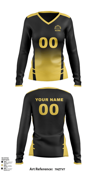 Womens Long Sleeve Vneck Shirt, Galena High School Volleyball, Women's Volleyball, Teamtime, Team time, sublimation, custom sports apparel, team uniforms, spirit wear, spiritwear, sports uniforms, custom shirts, team store, custom team store, fundraiser sports, apparel fundraiser