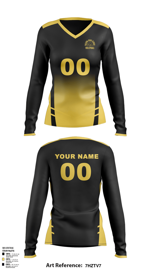 Womens Long Sleeve Vneck Shirt, Galena High School Volleyball, Women's Volleyball, Teamtime, Team time, sublimation, custom sports apparel, team uniforms, spirit wear, spiritwear, sports uniforms, custom shirts, team store, custom team store, fundraiser sports, apparel fundraiser