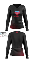 Westlake Middle School 91601712 Women's Long Sleeve V-neck Shirt - 1