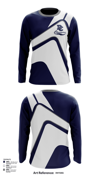 Dassel-Cokato Middle School 77089651 Long Sleeve Performance Shirt - 124