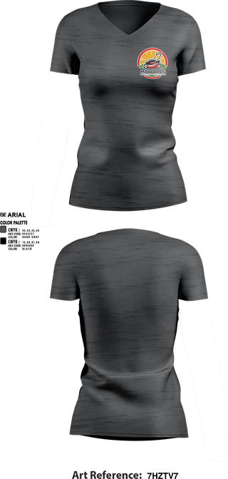Womens Short Sleeve Vneck Shirt, Mowbros, , Teamtime, Team time, sublimation, custom sports apparel, team uniforms, spirit wear, spiritwear, sports uniforms, custom shirts, team store, custom team store, fundraiser sports, apparel fundraiser