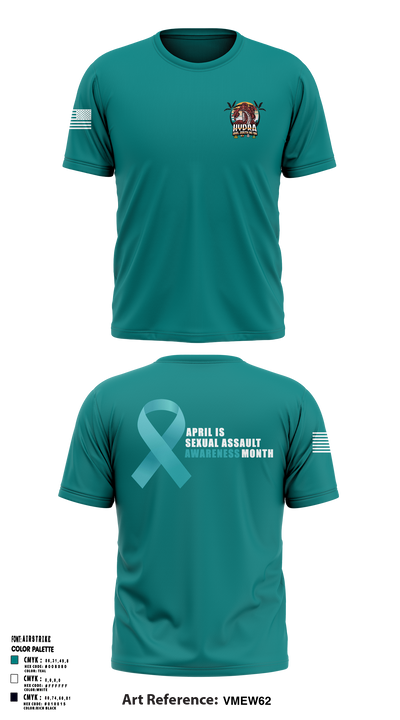 HHD 205th MI BN Short Sleeve Performance Shirt - 4