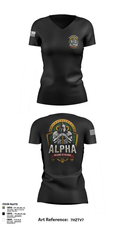 undefined Women's Short Sleeve V-neck Shirt - 3