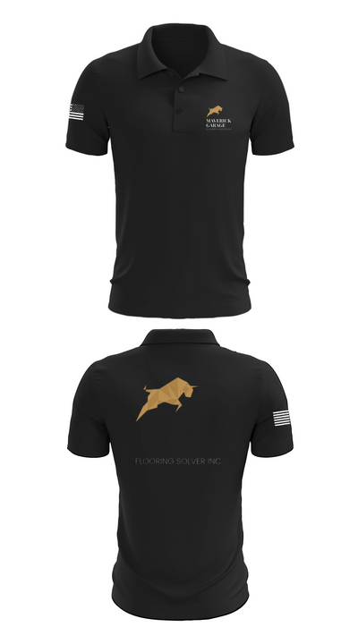Maverickgarageflooring 85949571 Short Sleeve Performance Polo - 28