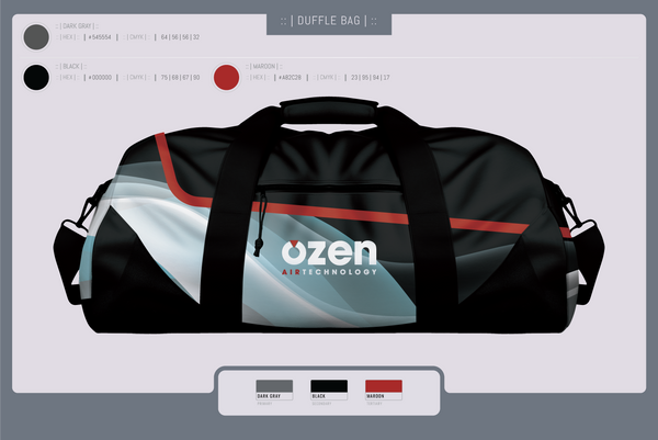 Duffle Bag, Ozen Air Technology, , Teamtime, Team time, sublimation, custom sports apparel, team uniforms, spirit wear, spiritwear, sports uniforms, custom shirts, team store, custom team store, fundraiser sports, apparel fundraiser