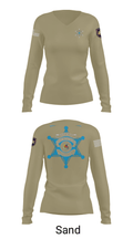 C.I.B. 14184505 Women's Long Sleeve V-neck Shirt - 47