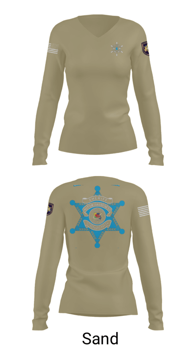 C.I.B. 14184505 Women's Long Sleeve V-neck Shirt - 47