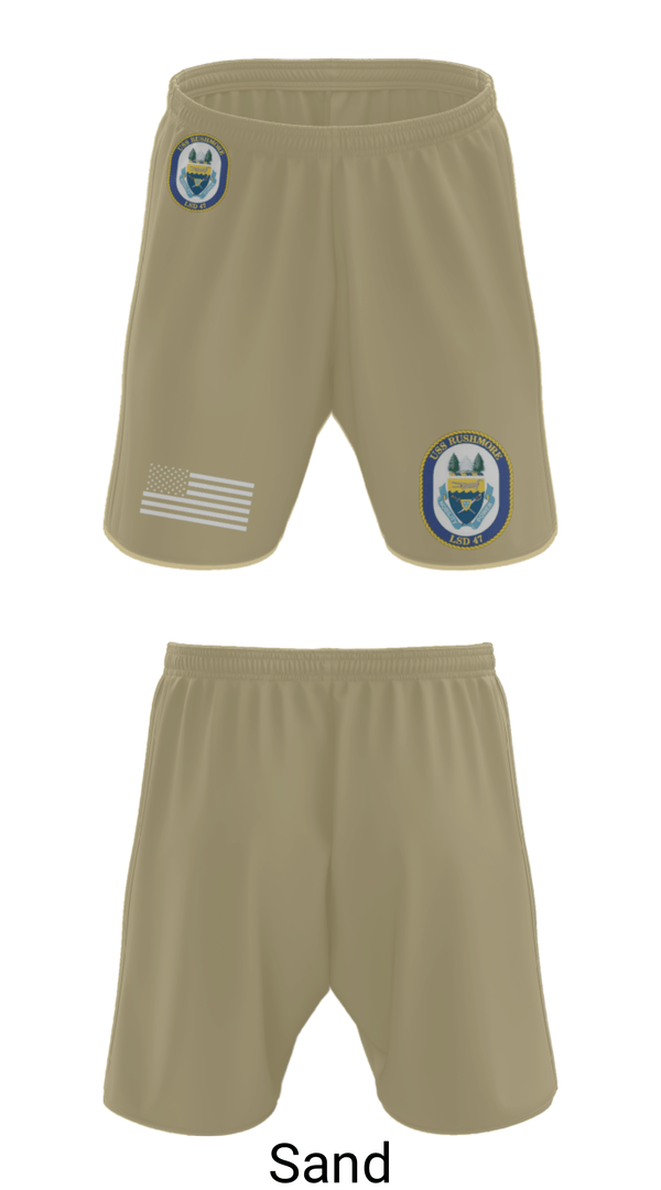 Athletic Shorts With Pockets, USS RUSHMORE, Navy, Teamtime, Team time, sublimation, custom sports apparel, team uniforms, spirit wear, spiritwear, sports uniforms, custom shirts, team store, custom team store, fundraiser sports, apparel fundraiser