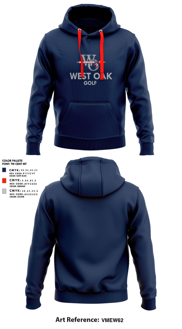 Hoodie, West Oak High School Golf, Golf, Teamtime, Team time, sublimation, custom sports apparel, team uniforms, spirit wear, spiritwear, sports uniforms, custom shirts, team store, custom team store, fundraiser sports, apparel fundraiser