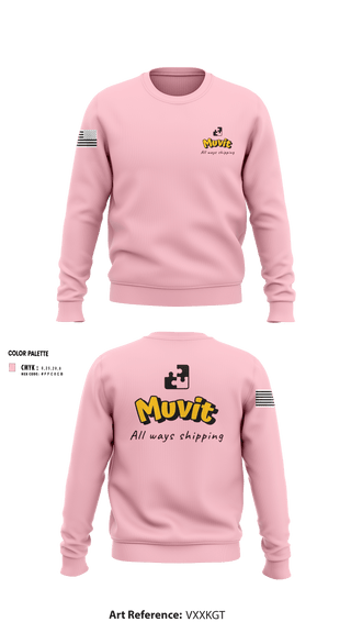 Crew Neck Sweatshirt, Muvit, , Teamtime, Team time, sublimation, custom sports apparel, team uniforms, spirit wear, spiritwear, sports uniforms, custom shirts, team store, custom team store, fundraiser sports, apparel fundraiser