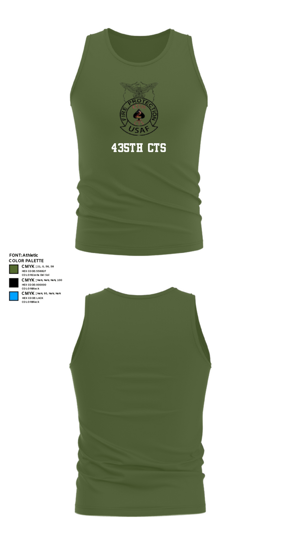 Tank Top, 435th CTS, Air Force, Teamtime, Team time, sublimation, custom sports apparel, team uniforms, spirit wear, spiritwear, sports uniforms, custom shirts, team store, custom team store, fundraiser sports, apparel fundraiser