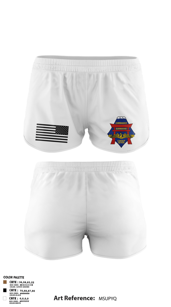 Ranger Panties, Submarine Group 7 N4, Navy, Teamtime, Team time, sublimation, custom sports apparel, team uniforms, spirit wear, spiritwear, sports uniforms, custom shirts, team store, custom team store, fundraiser sports, apparel fundraiser