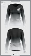 AIR HVAC 4979728 Women's Long Sleeve V-neck Shirt - 1