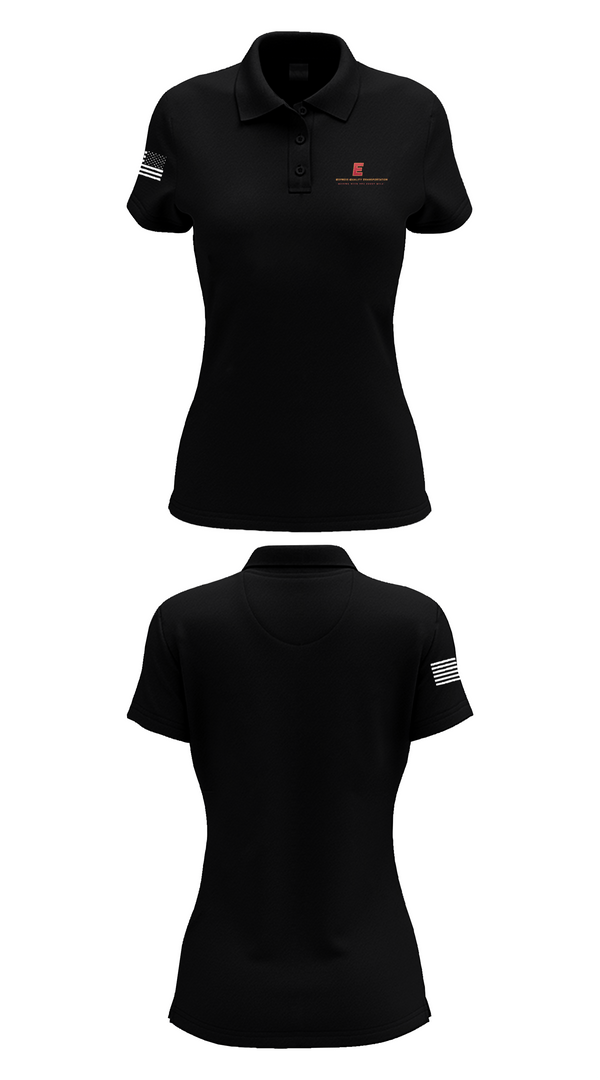 Womens Short Sleeve Performance Polo, Express Quality Transportation LLC, , Teamtime, Team time, sublimation, custom sports apparel, team uniforms, spirit wear, spiritwear, sports uniforms, custom shirts, team store, custom team store, fundraiser sports, apparel fundraiser