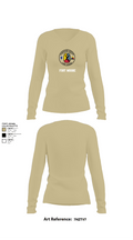 Fort moore 23614259 Women's Long Sleeve V-neck Shirt - 82