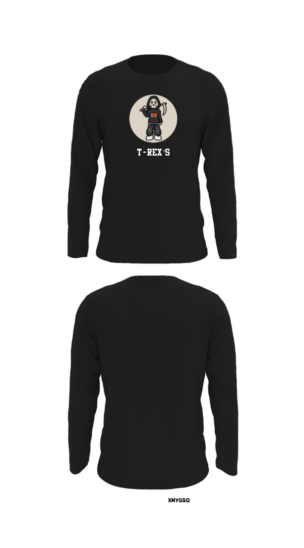 Long Sleeve Performance Shirt, T-Rex’s, Men's Basketball, Teamtime, Team time, sublimation, custom sports apparel, team uniforms, spirit wear, spiritwear, sports uniforms, custom shirts, team store, custom team store, fundraiser sports, apparel fundraiser