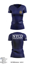 NYCD DESI SOCIETY 34062246 Women's Short Sleeve V-neck Shirt - 116