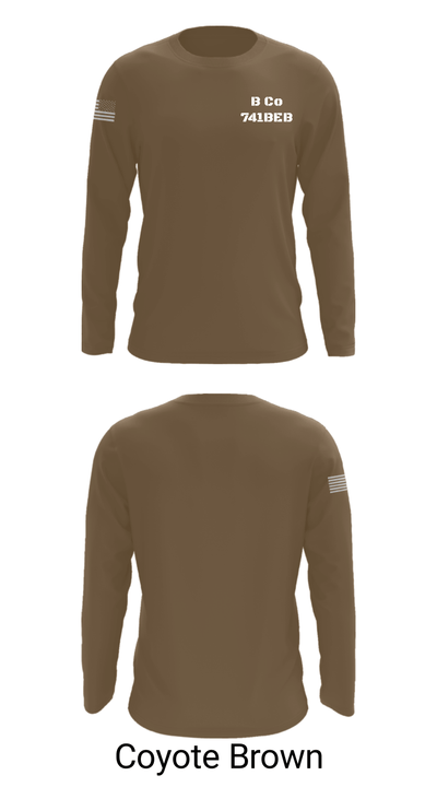 B Co 741BEB 62406142 Long Sleeve Performance Shirt - 6