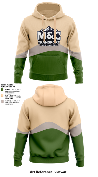 Hoodie, M&C transport and hauling, , Teamtime, Team time, sublimation, custom sports apparel, team uniforms, spirit wear, spiritwear, sports uniforms, custom shirts, team store, custom team store, fundraiser sports, apparel fundraiser