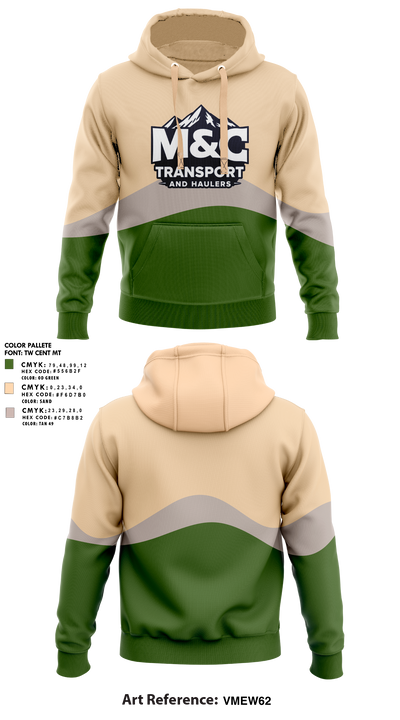 M&C transport and hauling 95362155 Hoodie - 1