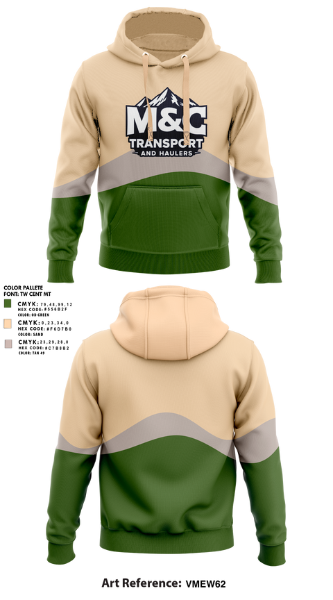 Hoodie, M&C transport and hauling, , Teamtime, Team time, sublimation, custom sports apparel, team uniforms, spirit wear, spiritwear, sports uniforms, custom shirts, team store, custom team store, fundraiser sports, apparel fundraiser