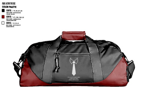 Duffle Bag, ExGOVERNORSExGOVERNORS, E-Sports, Teamtime, Team time, sublimation, custom sports apparel, team uniforms, spirit wear, spiritwear, sports uniforms, custom shirts, team store, custom team store, fundraiser sports, apparel fundraiser