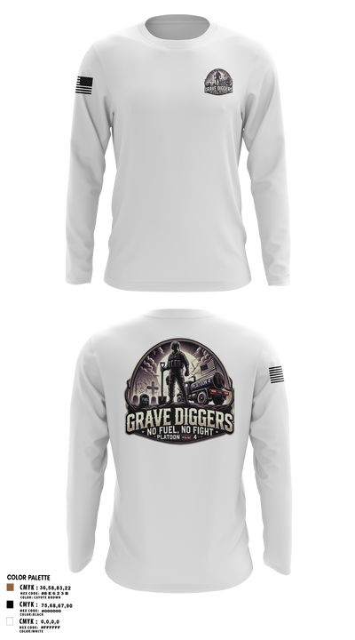 Gravediggers 54270931 Long Sleeve Performance Shirt 106
