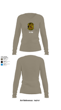 74 FGS 48894221 Women's Long Sleeve V-neck Shirt -1 62