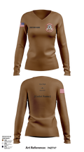 Detachment 035 78200386 Women's Long Sleeve V-neck Shirt - 107