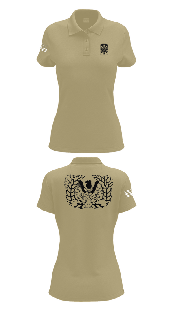 Womens Short Sleeve Performance Polo, 2/43 ADA, Army, Teamtime, Team time, sublimation, custom sports apparel, team uniforms, spirit wear, spiritwear, sports uniforms, custom shirts, team store, custom team store, fundraiser sports, apparel fundraiser