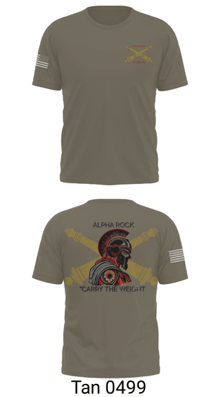 Old School Cotton Feel Shirt, ALPHA ROCK, Army, Teamtime, Team time, sublimation, custom sports apparel, team uniforms, spirit wear, spiritwear, sports uniforms, custom shirts, team store, custom team store, fundraiser sports, apparel fundraiser