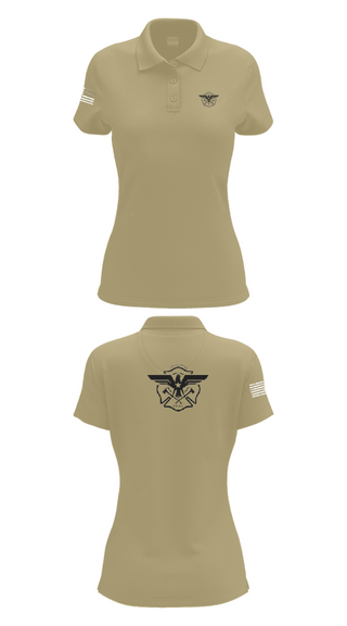 Women's Short Sleeve Performance Polo, Arson & Explosives Investigations, Police, Teamtime, Team time, sublimation, custom sports apparel, team uniforms, spirit wear, spiritwear, sports uniforms, custom shirts, team store, custom team store, fundraiser sports, apparel fundraiser