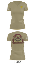 BTRY-B 1/188th 96332158 Women's Short Sleeve V-neck Shirt - 84