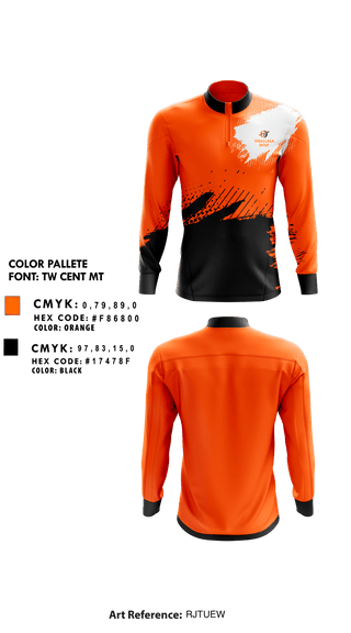 Quarter Zip Jacket, Ogallala High School Golf, Golf, Teamtime, Team time, sublimation, custom sports apparel, team uniforms, spirit wear, spiritwear, sports uniforms, custom shirts, team store, custom team store, fundraiser sports, apparel fundraiser