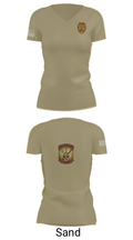 4th Law Enforcement Battalion Bravo Company 77737735 Women's Short Sleeve V-neck Shirt - 88