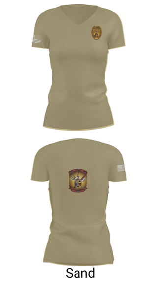 Women's Short Sleeve Vneck Shirt, 4th Law Enforcement Battalion Bravo Company, Marines, Teamtime, Team time, sublimation, custom sports apparel, team uniforms, spirit wear, spiritwear, sports uniforms, custom shirts, team store, custom team store, fundraiser sports, apparel fundraiser