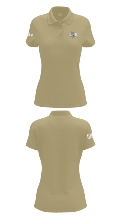 Fresno Police Department K9 Unit 39054818 Women's Short Sleeve Performance Polo  - 90